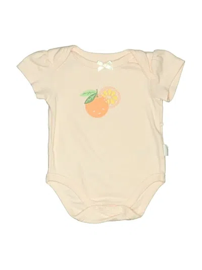 Pre-owned Tahari Babies' Short Sleeve Onesie In Ivory