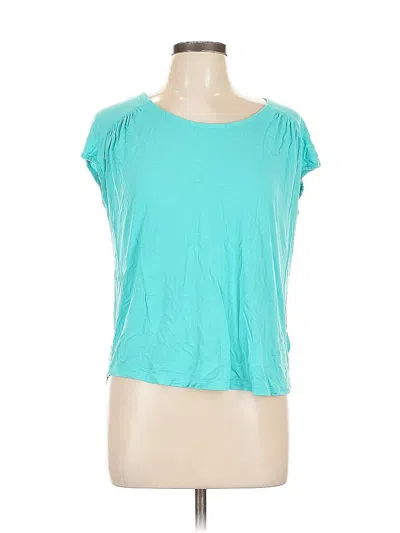 Pre-owned Tahari Short Sleeve T-shirt In Blue