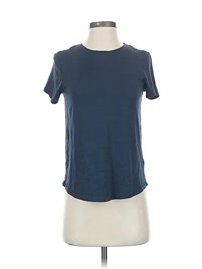 Pre-owned Tahari Short Sleeve T-shirt In Blue