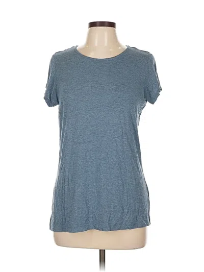 Pre-owned Tahari Short Sleeve T-shirt In Blue