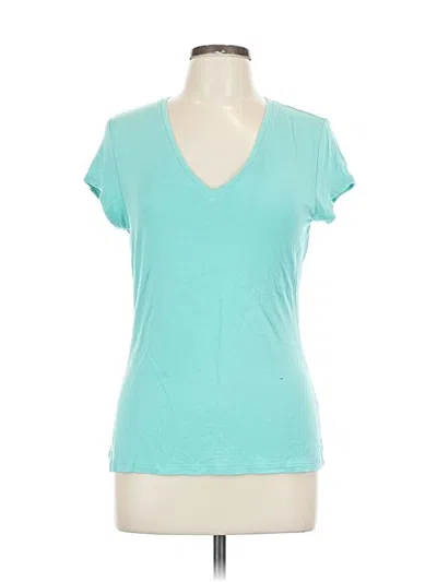 Pre-owned Tahari Short Sleeve T-shirt In Blue