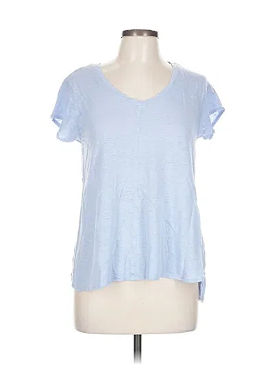 Pre-owned Tahari Short Sleeve T-shirt In Blue