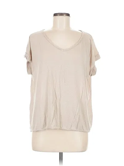 Pre-owned Tahari Short Sleeve T-shirt In Brown