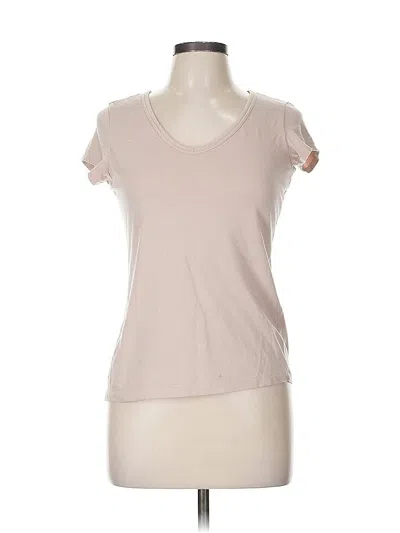 Pre-owned Tahari Short Sleeve T-shirt In Brown