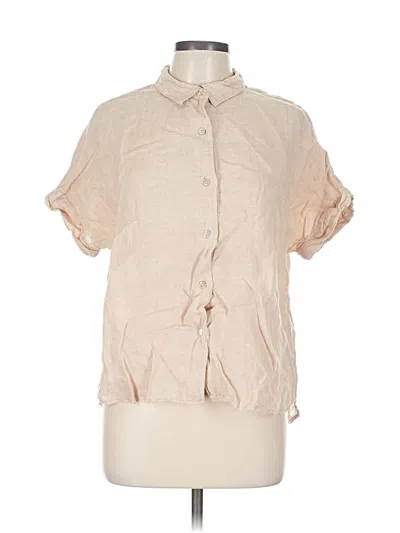 Pre-owned Tahari Short Sleeve T-shirt In Brown