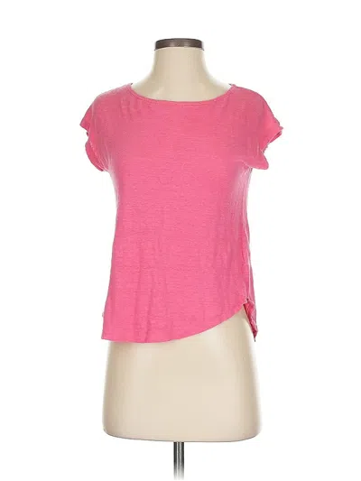 Pre-owned Tahari Short Sleeve T-shirt In Pink