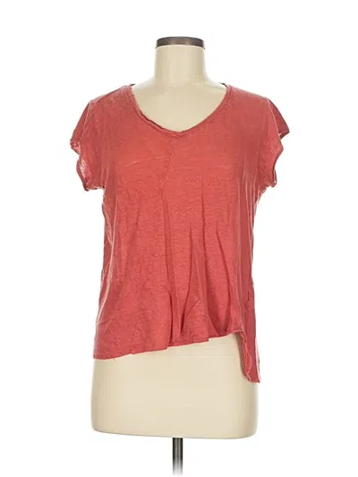 Pre-owned Tahari Short Sleeve T-shirt In Red