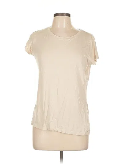 Pre-owned Tahari Short Sleeve T-shirt In White