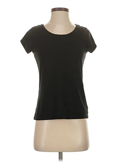 Pre-owned Tahari Short Sleeve T-shirt In Black