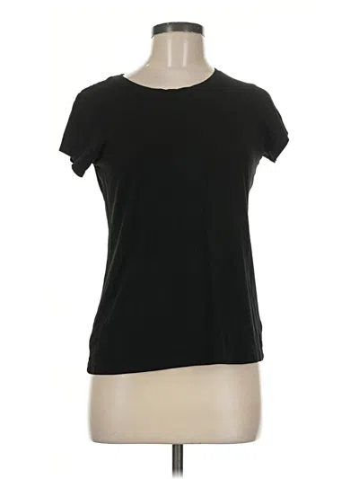 Pre-owned Tahari Short Sleeve T-shirt In Black