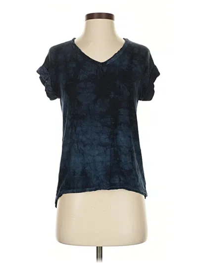 Pre-owned Tahari Short Sleeve T-shirt In Blue