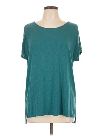 Pre-owned Tahari Short Sleeve T-shirt In Blue