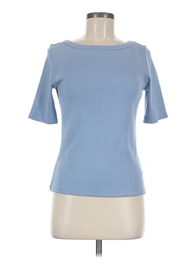 Pre-owned Tahari Short Sleeve T-shirt In Blue