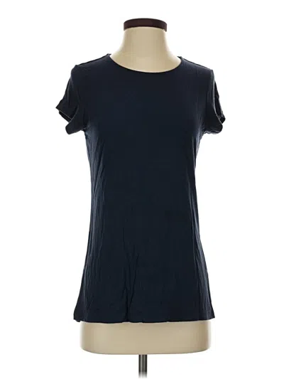 Pre-owned Tahari Short Sleeve T-shirt In Blue