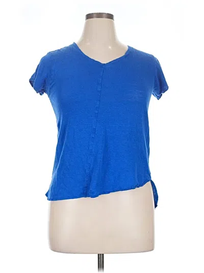 Pre-owned Tahari Short Sleeve T-shirt In Blue