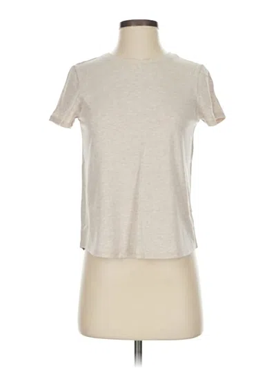 Pre-owned Tahari Short Sleeve T-shirt In Brown