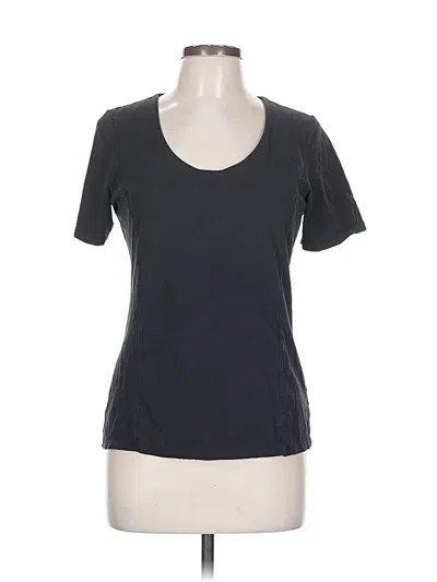 Pre-owned Tahari Short Sleeve T-shirt In Gray
