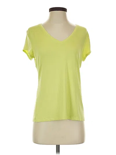 Pre-owned Tahari Short Sleeve T-shirt In Green
