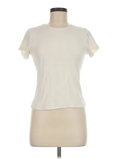 Pre-owned Tahari Short Sleeve T-shirt In Ivory