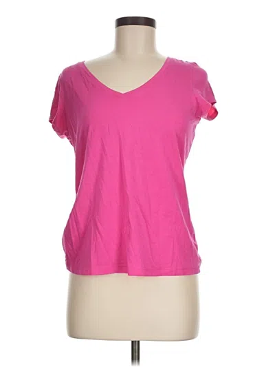 Pre-owned Tahari Short Sleeve T-shirt In Pink