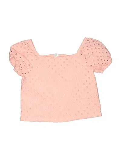 Pre-owned Tahari Kids' Short Sleeve T-shirt In Pink
