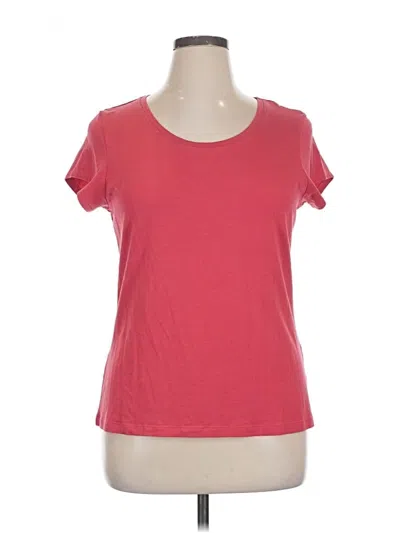 Pre-owned Tahari Short Sleeve T-shirt In Red