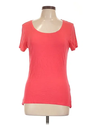 Pre-owned Tahari Short Sleeve T-shirt In Red