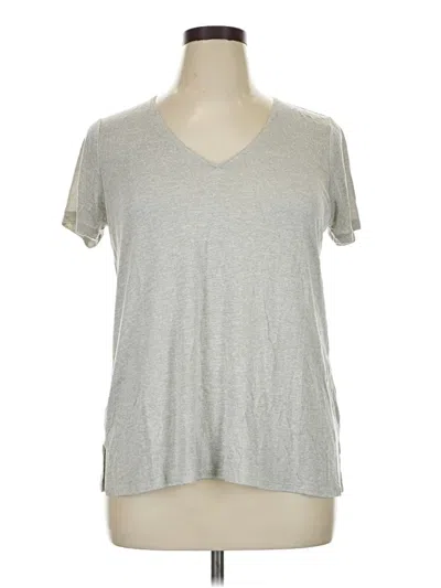 Pre-owned Tahari Short Sleeve T-shirt In Silver