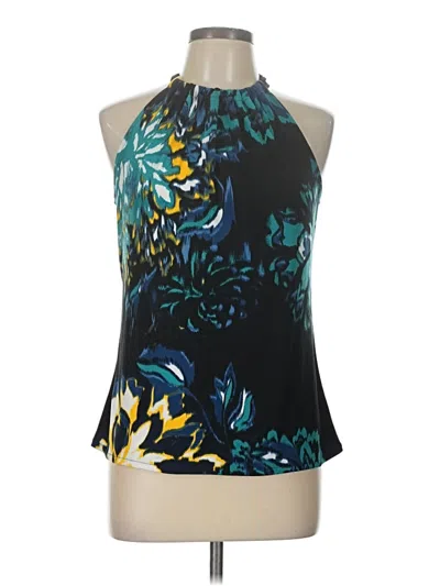 Pre-owned Tahari Sleeveless Blouse In Blue
