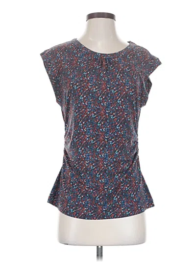 Pre-owned Tahari Sleeveless Blouse In Blue