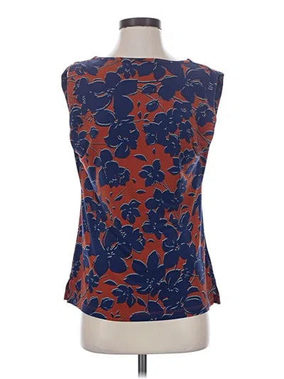Pre-owned Tahari Sleeveless Blouse In Orange