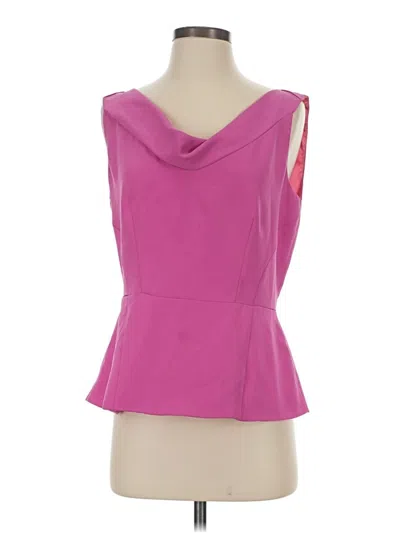 Pre-owned Tahari Sleeveless Blouse In Pink