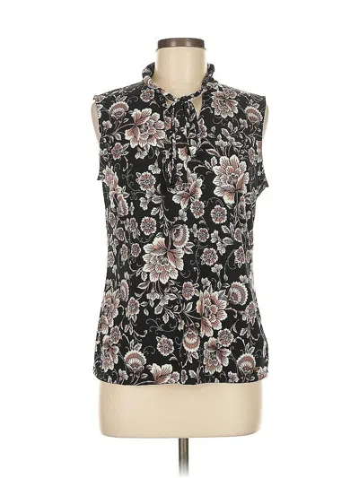 Pre-owned Tahari Sleeveless T-shirt In Black