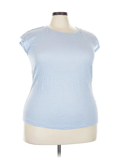 Pre-owned Tahari Sleeveless T-shirt In Blue