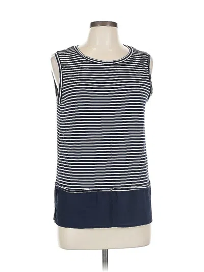 Pre-owned Tahari Sleeveless T-shirt In Blue