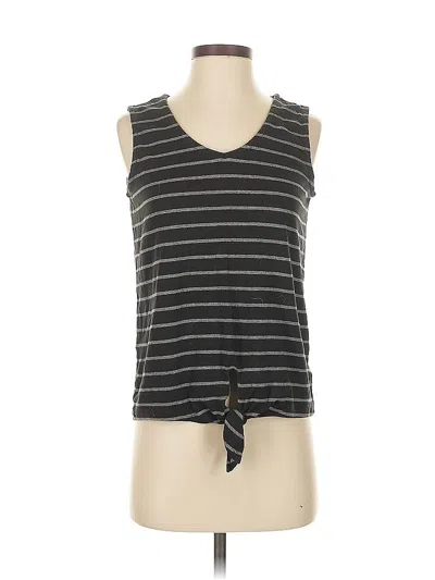 Pre-owned Tahari Sleeveless T-shirt In Gray