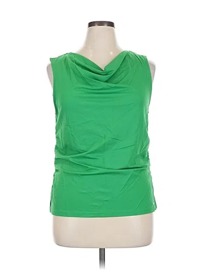 Pre-owned Tahari Sleeveless T-shirt In Green