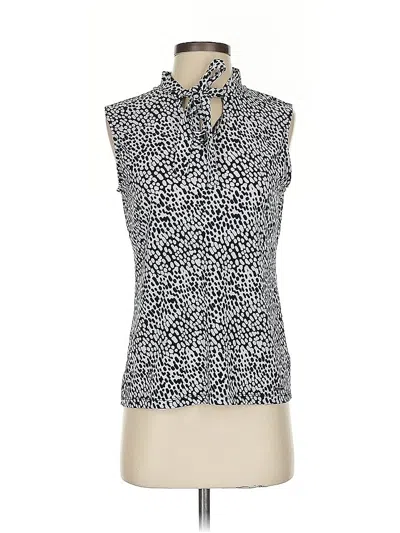 Pre-owned Tahari Sleeveless T-shirt In Silver