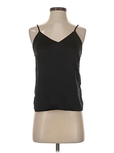 Pre-owned Tahari Sleeveless Top Black Halter Neckline Tops