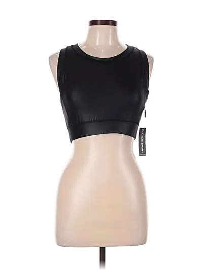 Tahari Sleeveless Top Black Keyhole Neckline Tops