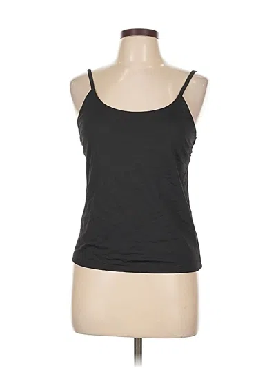 Pre-owned Tahari Sleeveless Top Black Scoop Neck Tops