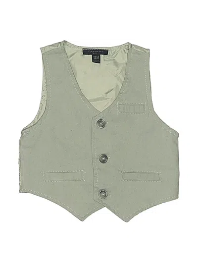 Pre-owned Tahari Babies' Sleeveless Top Green Tops