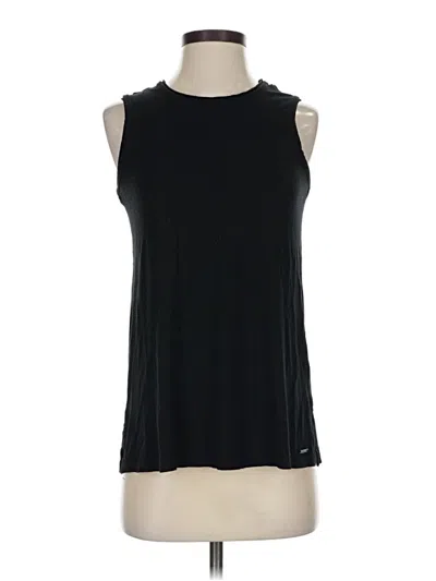 Pre-owned Tahari Sleeveless T-shirt In Black