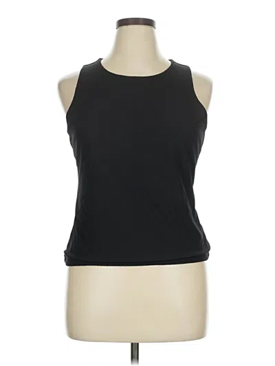 Pre-owned Tahari Sleeveless T-shirt In Black