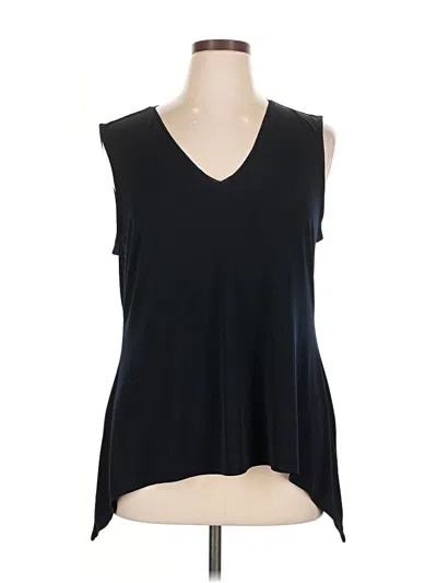 Pre-owned Tahari Sleeveless T-shirt In Black