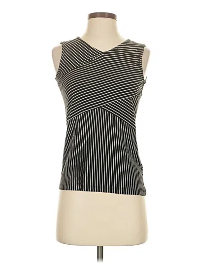 Pre-owned Tahari Sleeveless T-shirt In Black