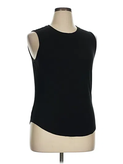 Pre-owned Tahari Sleeveless T-shirt In Black