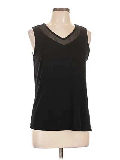 Pre-owned Tahari Sleeveless T-shirt In Black