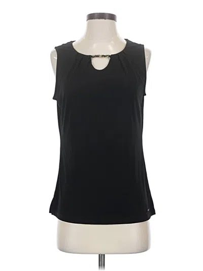 Pre-owned Tahari Sleeveless T-shirt In Black