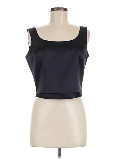 Pre-owned Tahari Sleeveless T-shirt In Black